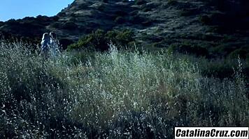 Blake Eden licks stepsister in outdoor paradise