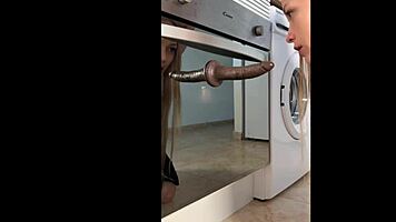 petite housewife squirts on superior black cock