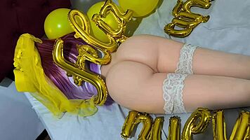 new year virgin tight pussy creampied in hardcore anal assfucking explosion