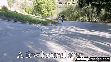 wanna suck my cock step grandad asks young brunette