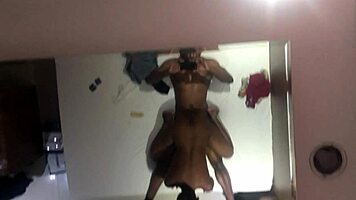 hidden cam catches young brazilian ebony pussy pounded