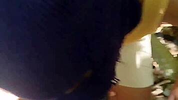 Boy dumps beach girl for trail pounding by huge black cock