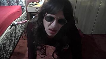 Crossdressing Mark Wright Proves Cock Love Sucking Clean After Hard Anal Fuck