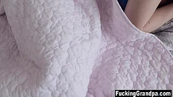 wanna suck my cock step grandad asks young brunette