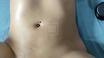 Real Couple's Tattooed Wife Rebolando Bunda on Hubby's Cock Temptation