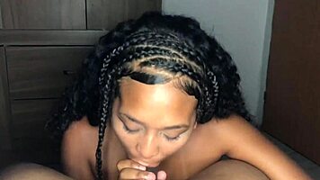 Hired Sexy Maid Swallows Entire Cock Deep in Passionate Room Service Part 2