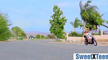 wild fat ass teen rides bf cock in crazy hardcore fuck home alone