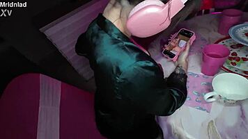 Ecstatic Thrill Fills Chubby Girl in British Cafe Fuck