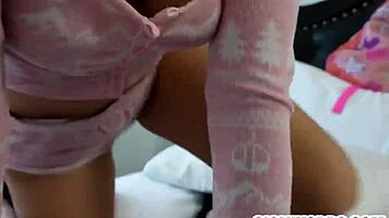 virgin dude begs horny babe for first time rough sex pounding