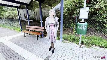 Pov anal creampie pounds slim bavarian blonde after oktoberfest bus pickup