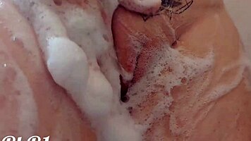 wanna soap up my juicy tits and pussy more?