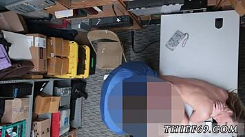 blonde petite teen prostitute unveils first hd webcam solo in police uniform