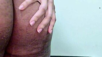 Housewife strips eagerly for boyfriend's hungry gaze