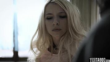 Stepdad Punishes Petite Kenzie Reeves Bent Over Brutal Doggystyle!