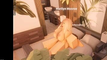 roblox busty blonde slut fucked hard by older guy at beach?