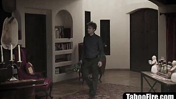 imagine this teen just took a black cock pounding then gets railed rough again