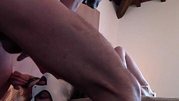 laura's student dress ripped off for rough hotel doggy pounding!