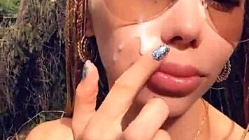 Explosive Wild Outdoor Fuck in Deep Woods!