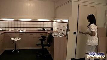 Old Man Pounds Hairy Pussy She Jerks Cock Swallows Thick Jizz