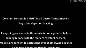 doctor, tampa's brooklyn rossi spreads her shaved pussy wide