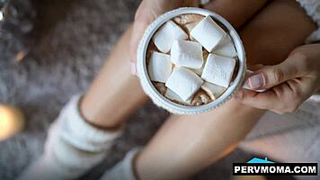 Austin sneaks blowjob from shay sights while reagan foxx hides under table