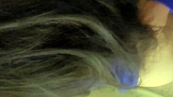 hey check this latina cutie fucked in bathroom break