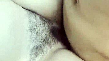 i wrecked this sexy hairy pussy bent over in wild doggystyle pounding