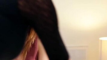 real teen dives into milf's first time oral feast