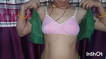 rough indian village couple moans through first-time homemade orgasm fuck