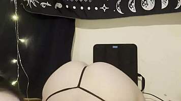 Do you love my fat goth ass bent over shaking for your huge cock daddy?