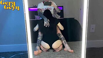 hey check this horny alternative babe deepthroating and face fucked sloppy