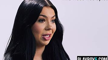 Aussie holly day fingers pussy to explosive orgasm post-interview