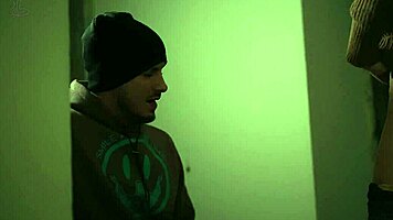 laura quest skinny tanned babe teases pussy outdoors in snow