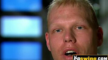 imagine a sexy brunette switching cocks nonstop in this steamy swinger orgy frenzy