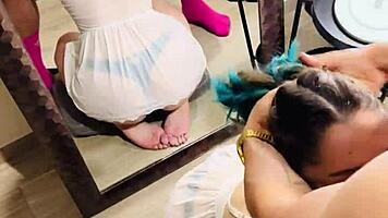 throat owned completely in sloppy deep submission