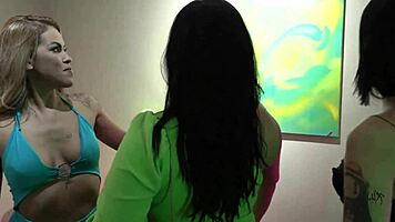 Overwhelmed by Three Friends' Irresistible Feet Bliss