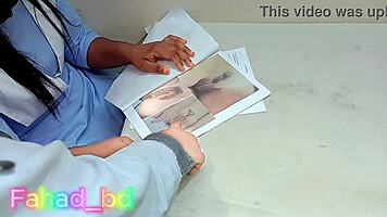 desi college girl gets naughty sex ed lesson with wet pussy riding!