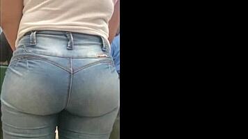 y outdoor bubble ass spied homemade voyeur
