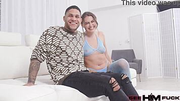 Muscular Mike Ox pounds Selina Bentz in steamy bath tryst