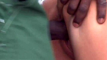 Charming Beauty's Wild Black-White Threesome Secret