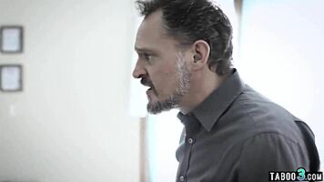 Petite Young Thief Harshly Punished By Store Security Guard