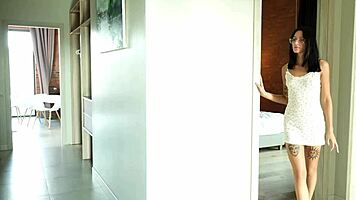 Double penetration prostitute joins stepbrother friends deepthroat doggystyle