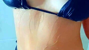 shower time babe fuck my tanned latina ass?