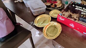 18yo student drops by and her classmate fucks her deep 😏 creampie cowgirl ride!