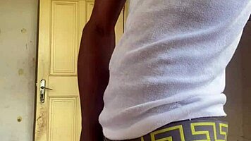 college boy strokes huge cock to cum 💦 outdoor jerk off