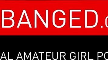 Alina Belle's Car Ride Turns Into Intimate Natural Tits Display