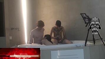 i'm hooked on this steamy motel threesome part three