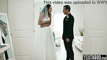 big ass hairy milf bride sneaks one last bent over doggystyle pound with monster cock ex