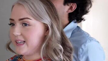 stepmom and gf take turns on horny young studs cock nonstop