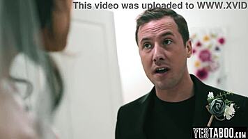 big ass hairy milf bride sneaks one last bent over doggystyle pound with monster cock ex